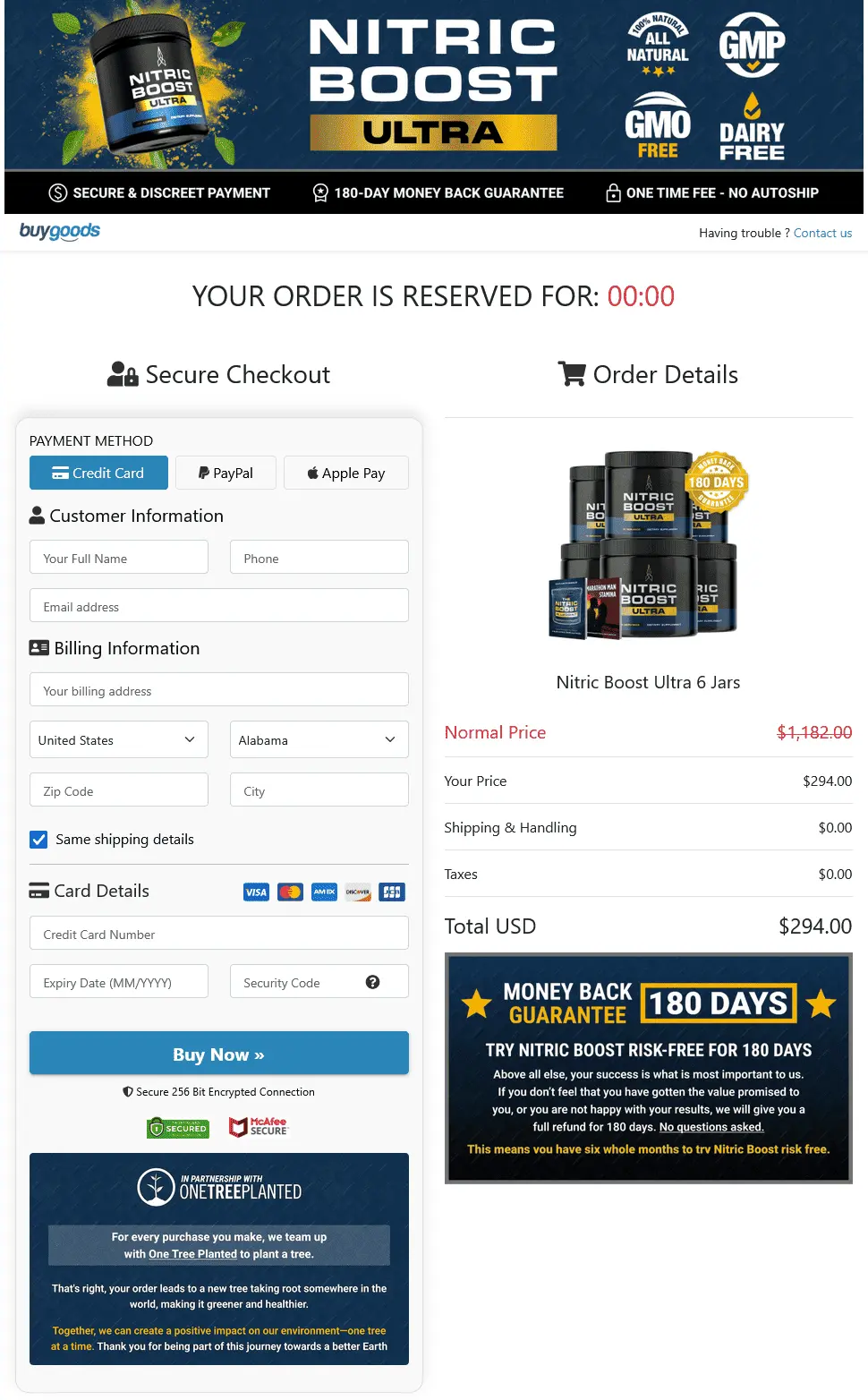 secure checkout